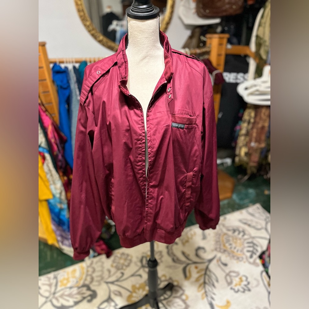Burgundy jacket